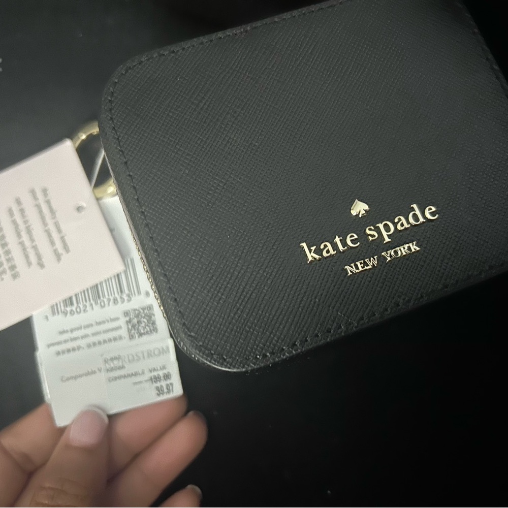 Kate Spade Black Key & Card Holder